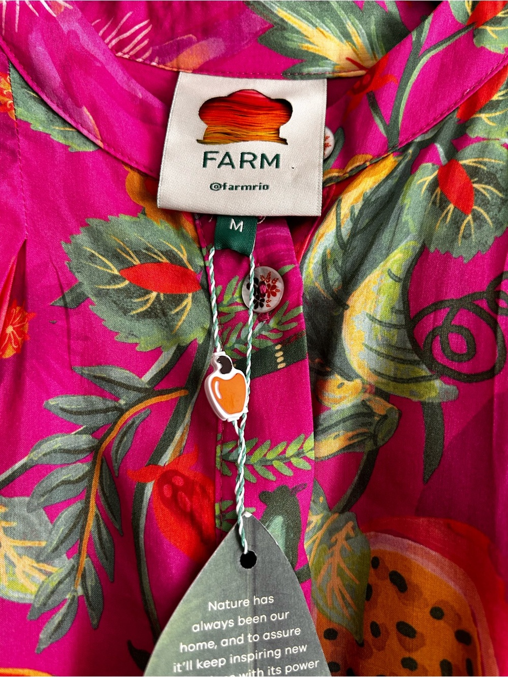 Farm Rio Delicate Fruit Garden Mini Dress,
- NWT - Picture 5 of 6